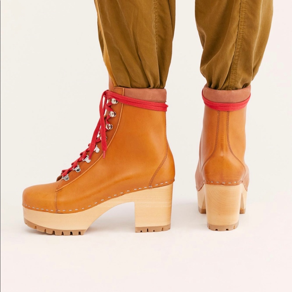 New Swedish Hasbeens Monterey Clog Boot - Picture 2 of 6